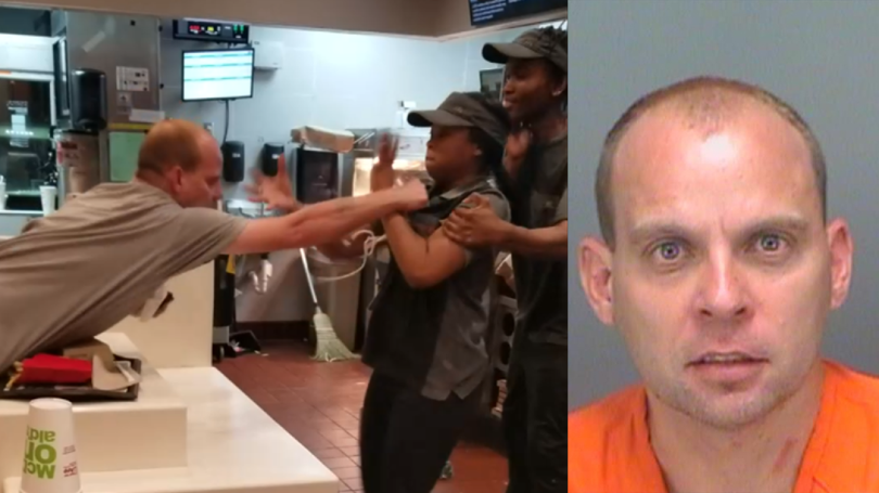 Man arrested after attacking McDonalds employee over a straw