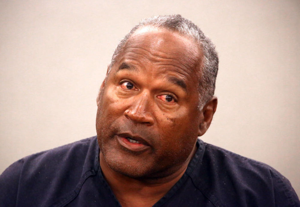 O.J. Simpson allegedly sent knife emojis to someone on Twitter