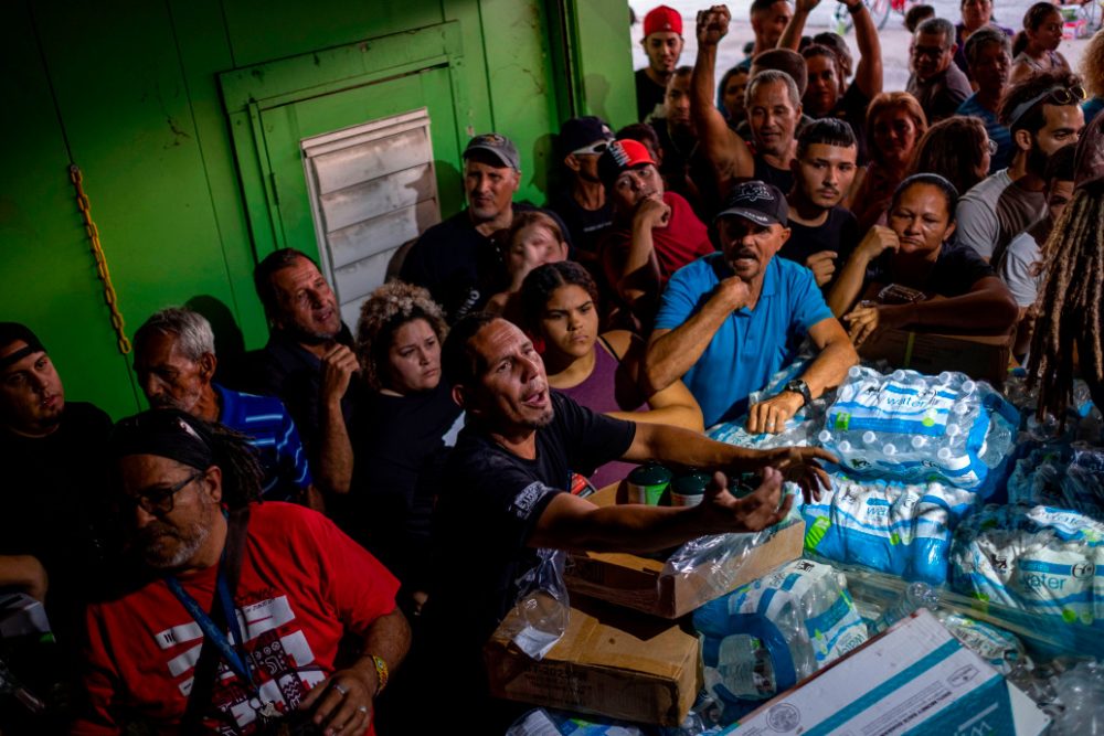 Chaos in Puerto Rico after unused supplies from Hurricane Maria are found inside warehouse