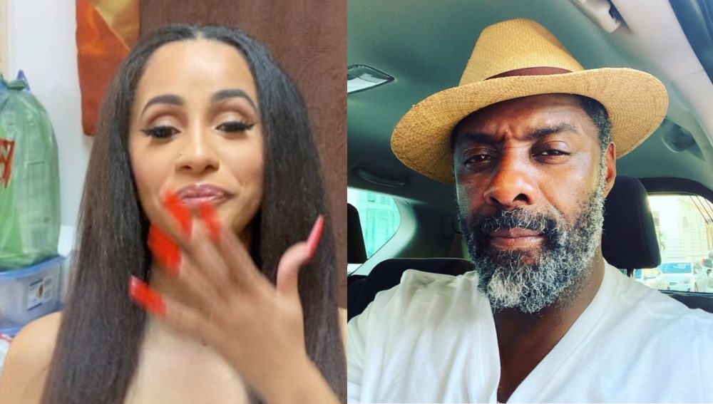 Idris Elba seemingly addreses Cardi B and her claims that celebs are getting paid to say they have Coronavirus