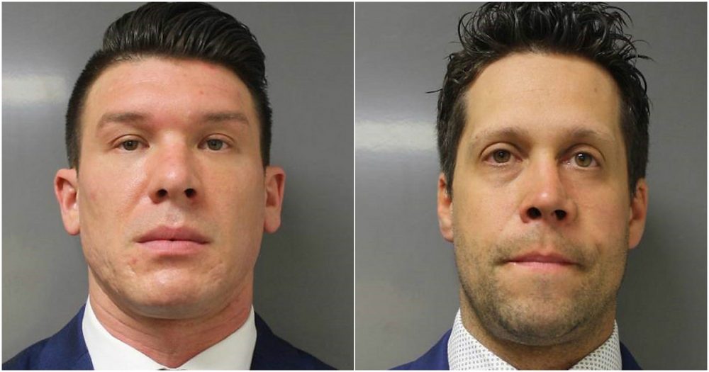 Two cops seen pushing elderly man to ground face charges