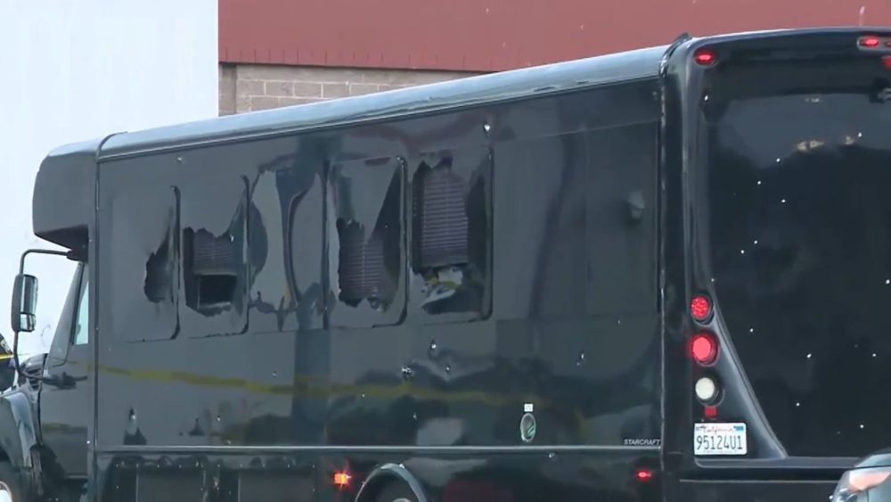 Party bus shot up in Oakland, 2 dead, several others injured