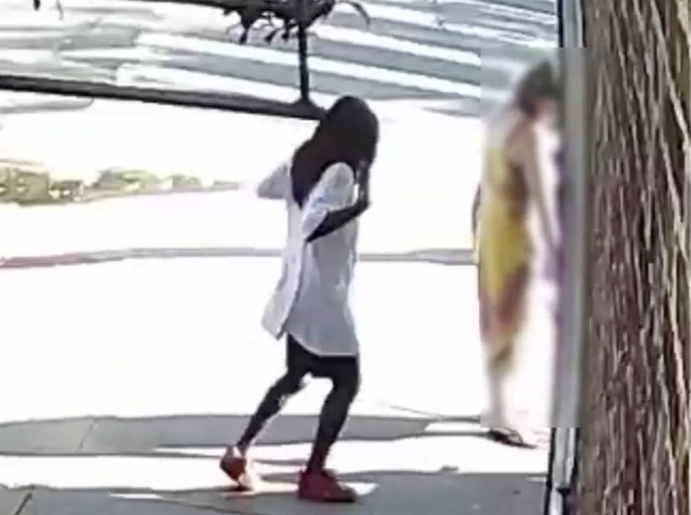 Video shows NYC woman pushing 2-year-old to the ground