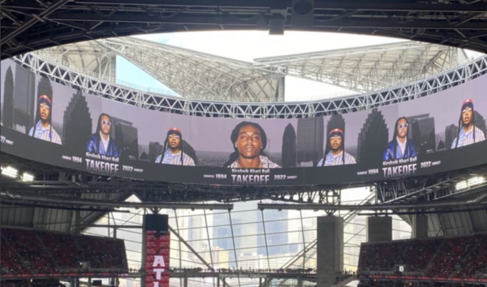 Atlanta Falcons Honor Rapper Takeoff Before Taking On The Chargers